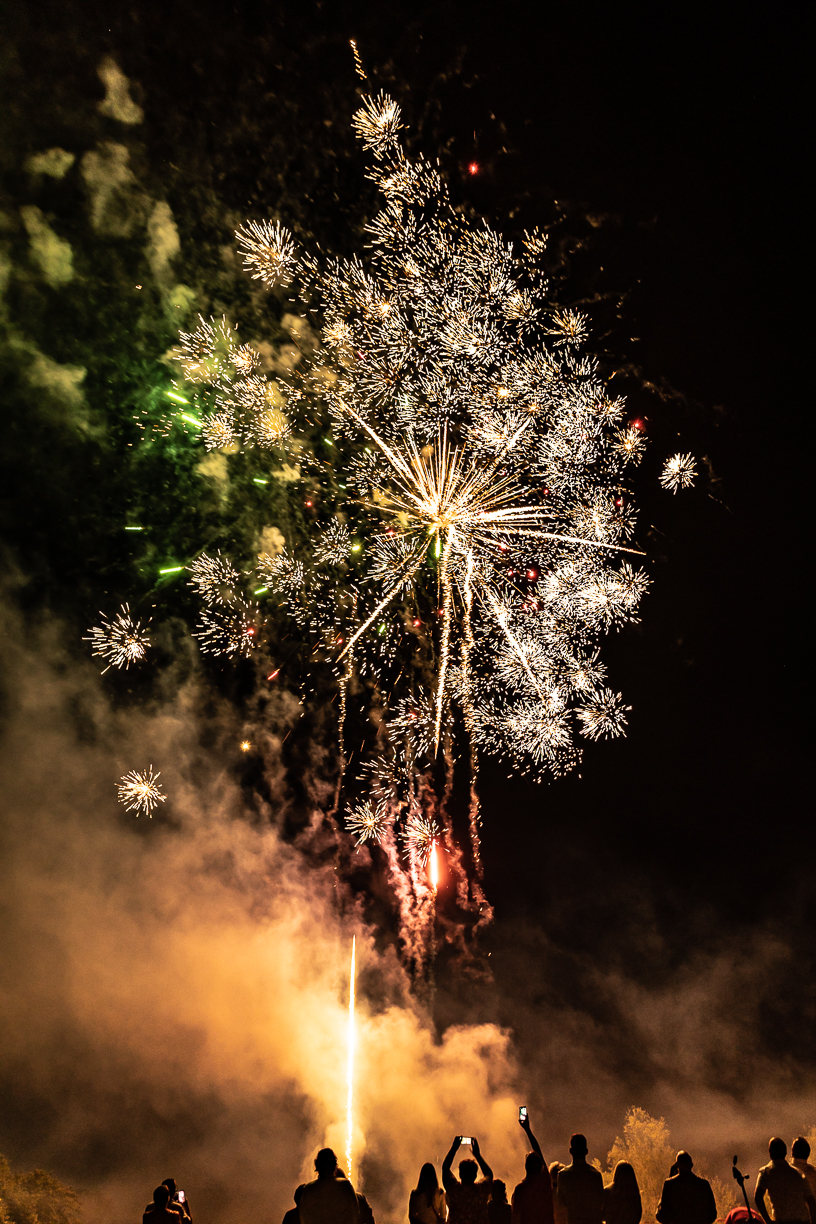Reportage mariage photo feu d'artifice