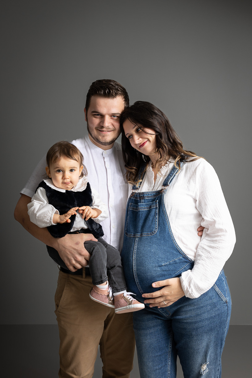 séance photo grossesse à 3